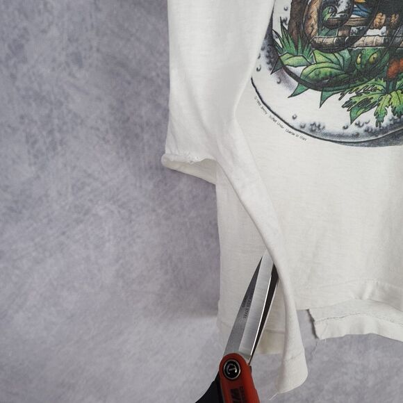 Vintage Jimmy Buffett Shirt Mens XL Giant Tag Double Sided Chameleon Caravan 90s - Picture 9 of 16